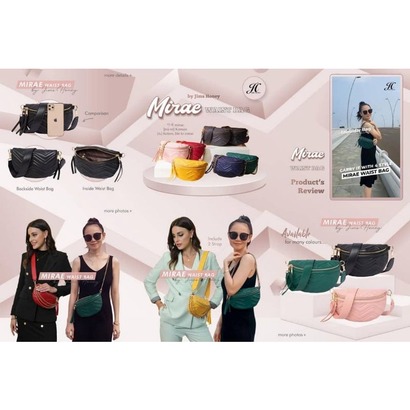 MIRAE WAIST BAG - JIMS HONEY