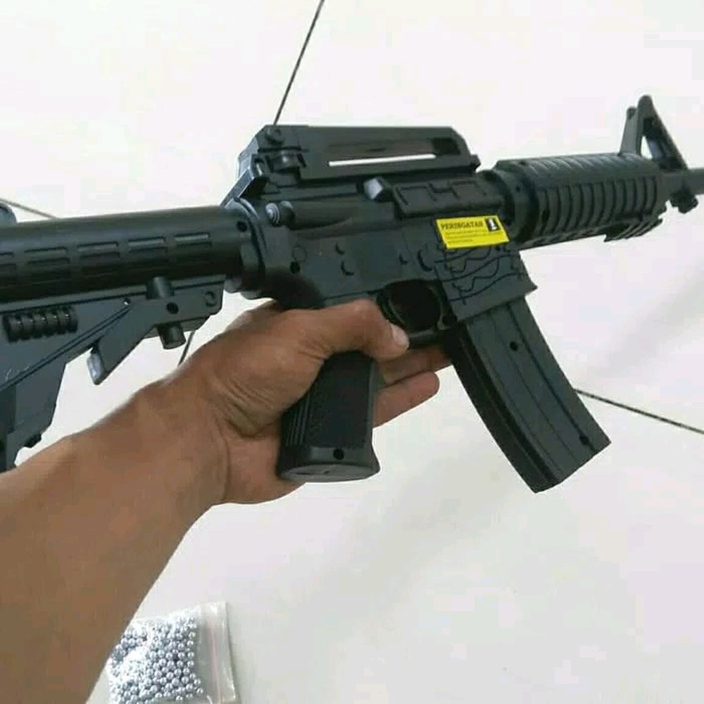 tembakan kokang senjata kokang mainan pistol pistolan soft gun mainan