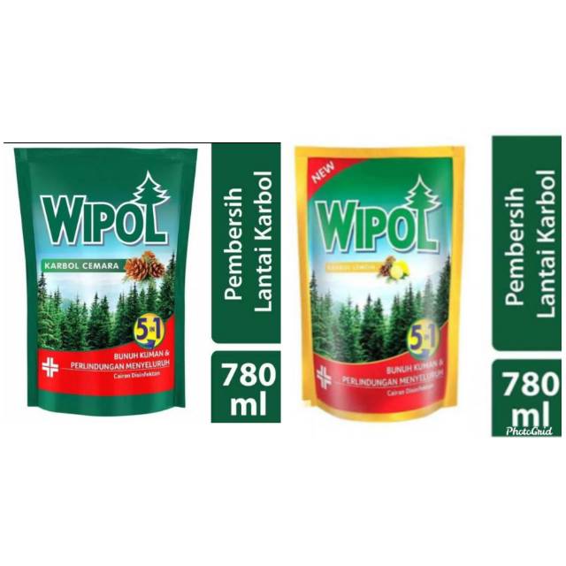 Wipol karbol pembersih lantai 780 ml Shopee Indonesia