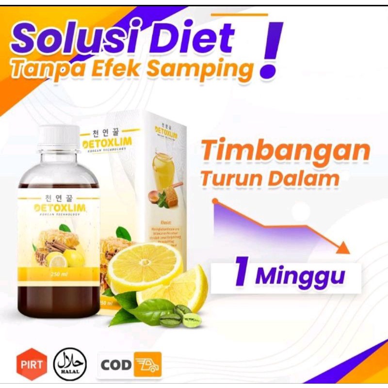Madu Detoslim Asli Madu Penurun Berat Badan Detoxlim Madu Pelangsing Badan