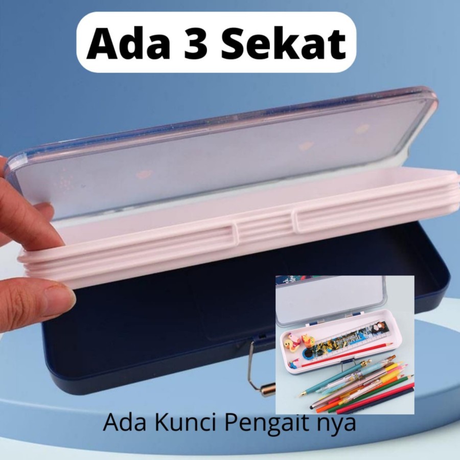 Tempat Kotak Tepak Pensil Karakter Anak Laki Laki Perempuan PC0008