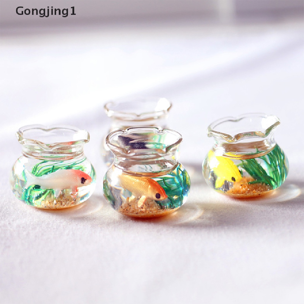 Gongjing1 Miniatur Akuarium Ikan Untuk Dekorasi Rumah Boneka