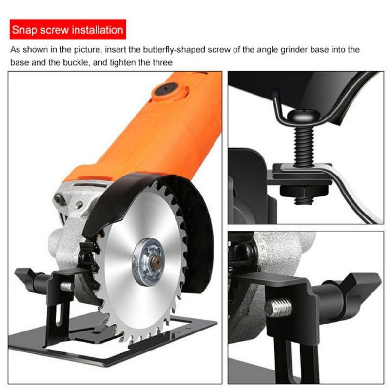 PAKET Set Dudukan Stand Mesin Gerinda + Cover + Mata Circular Saw Blade Mata Circle Multi Cutter 4&quot; RYU ART 40T 72T