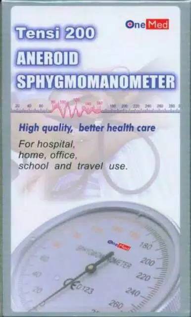 Tensimeter Aneroid Onemed / Tensimeter Shphygmomanometer Onemed / Tensi Onemed Jarum Manual