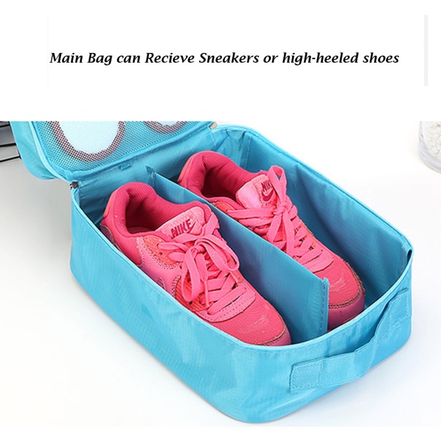 IMPORT Shoes Triple Organizer Tas Sepatu Organizer Size Besar Traveling Shoes Bag Triple