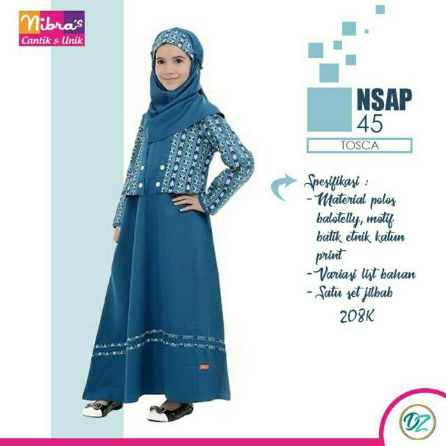 Nibras Terbaru 2022 Sale Promo - Pakaian Anak Muslim Perempuan - Fashion Muslim