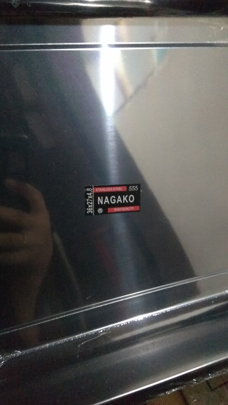 555 Baking Tray Loyang Segi Nampan Baki Stainless Stenles Uk 36