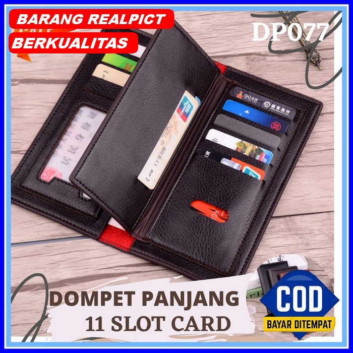 Dompet Pria Dompet Kulit Dompet Tangan Pria Wallet Kulit Dompet Cowok Original Dompet Panjang Dompt 