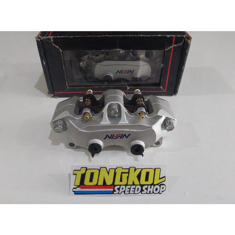 KALIPER NISSIN 4PISTON 2PIN UNIVERSAL ORIGINAL THAILAND