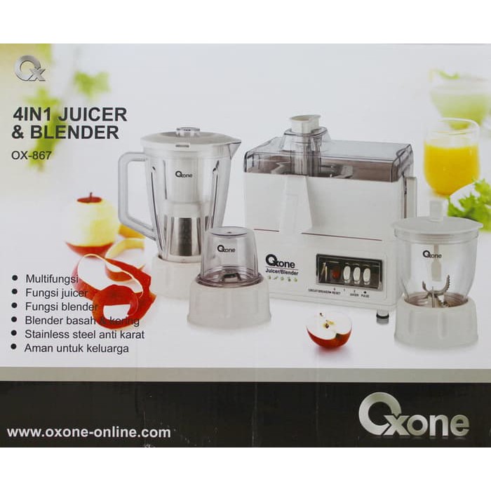 Jual Oxone OX867 (4 in 1 Juicer & Blender) Shopee Indonesia