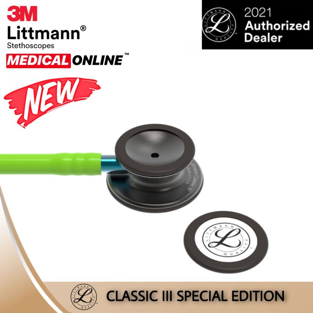 3M STETOSKOP LITTMANN CLASSIC III LIME SMOKE 5875 LIMITED EDITION MEDICAL ONLINE MEDICALONLINE