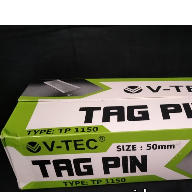 

refill tag gun 30/50 MM v-tec tag baju, topi, dan produk