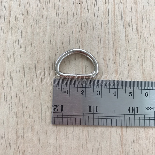 Ring D 2cm besi 20mm Nikel ATG pengait metal 20 mm 2 cm silver putih Bakar nickle