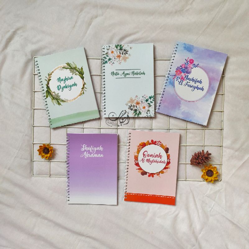 

NOTEBOOK SPIRAL CUSTOM NAMA SATUAN MURAH