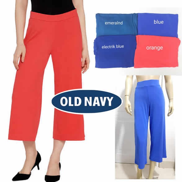  Old  navy  active cullot celana  kulot panjang wanita  