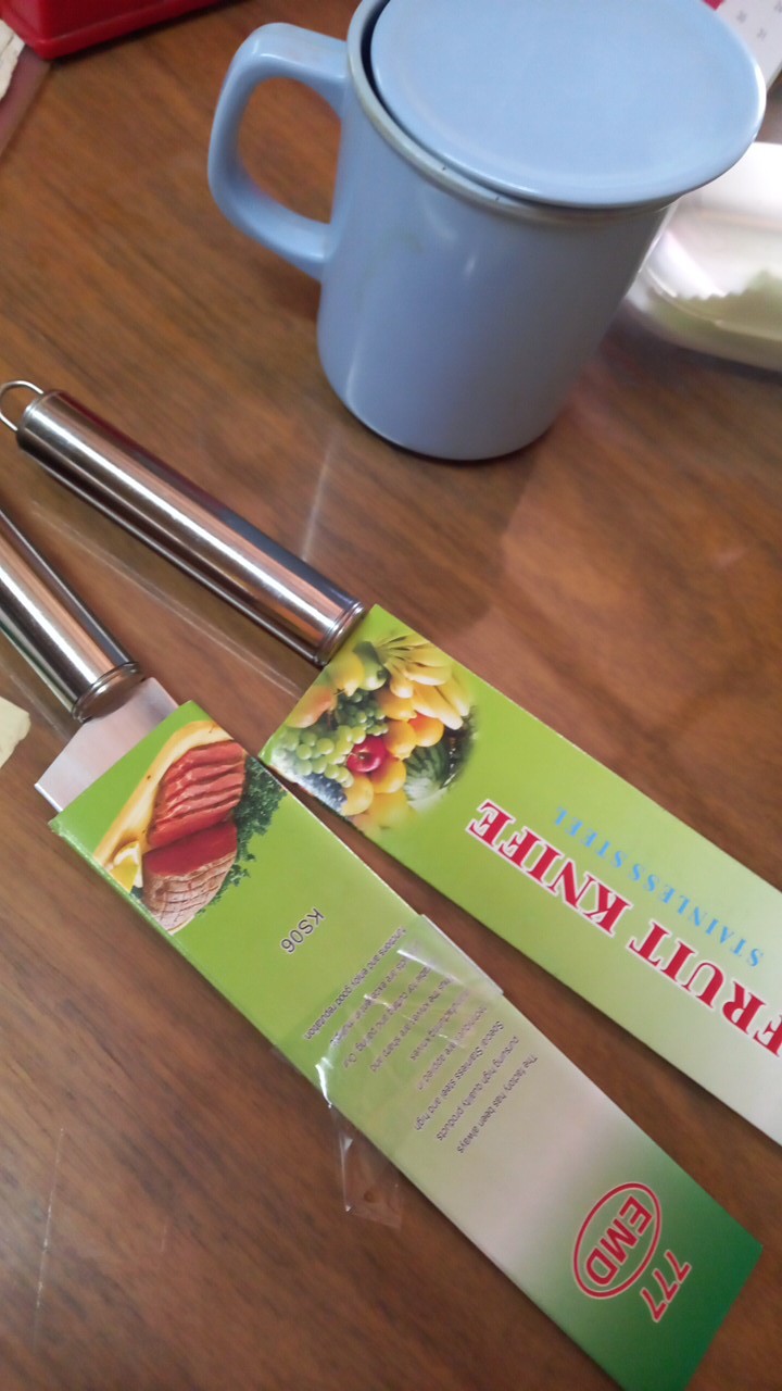 Pisau Dapur 7 Inch/ Chef Knife Gagang Stainless Steel Bulat