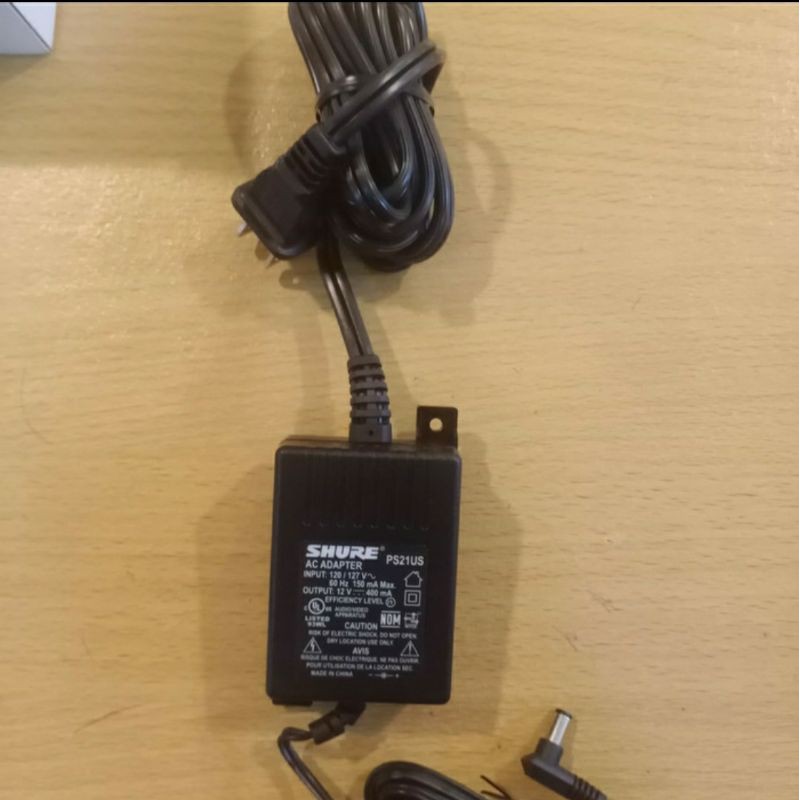 Adaptor Receiver Mic Shure PS21US Original