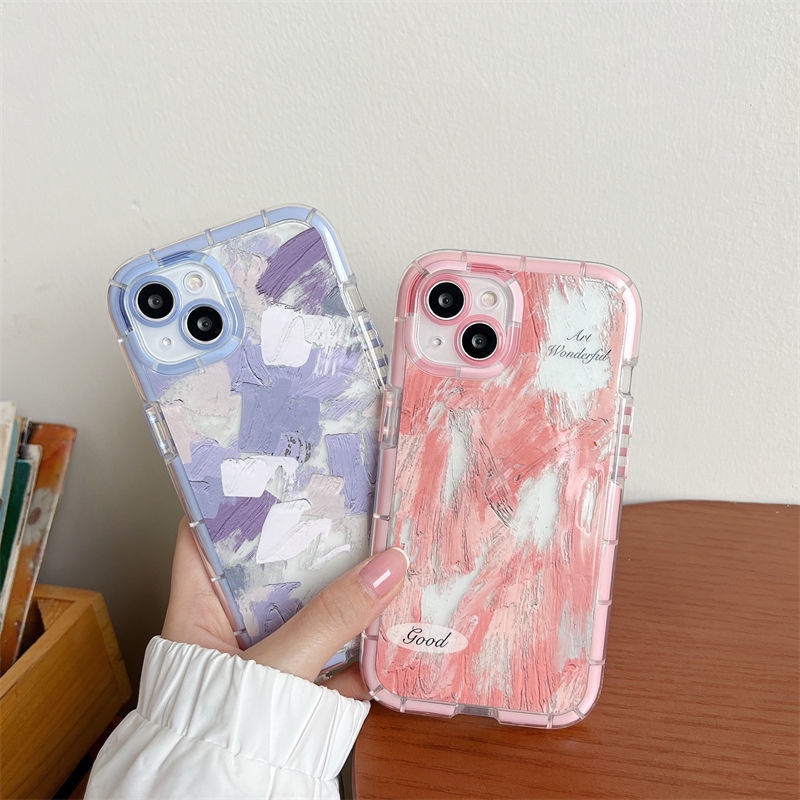 Case Motif Lukisan Minyak Untuk iphone 12 13 11 Pro Max X Xs Max Xr