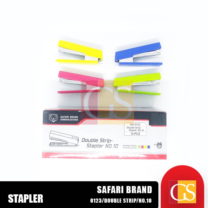 

Stapler Safari 0123 No.10 Double Strip Original 1pcs