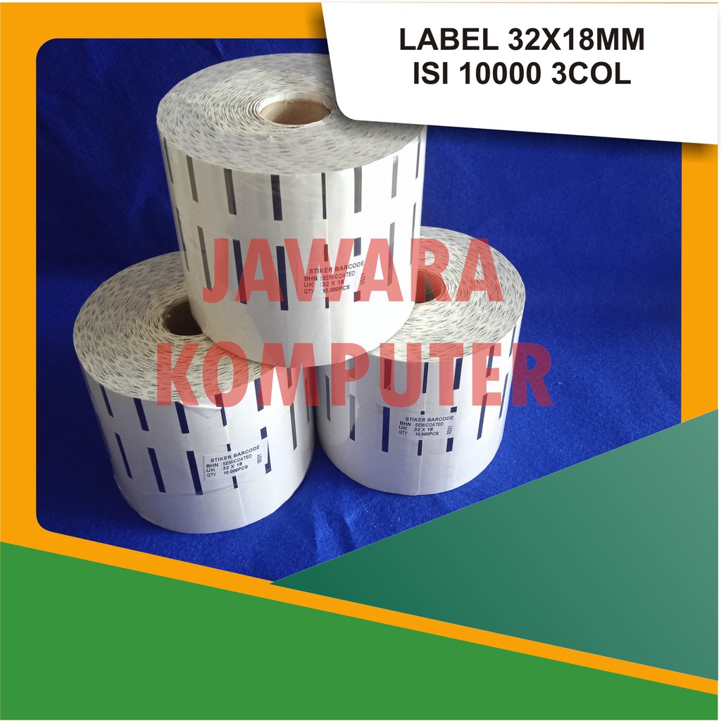 

LABEL 32X18MM ISI 10.000 3COL