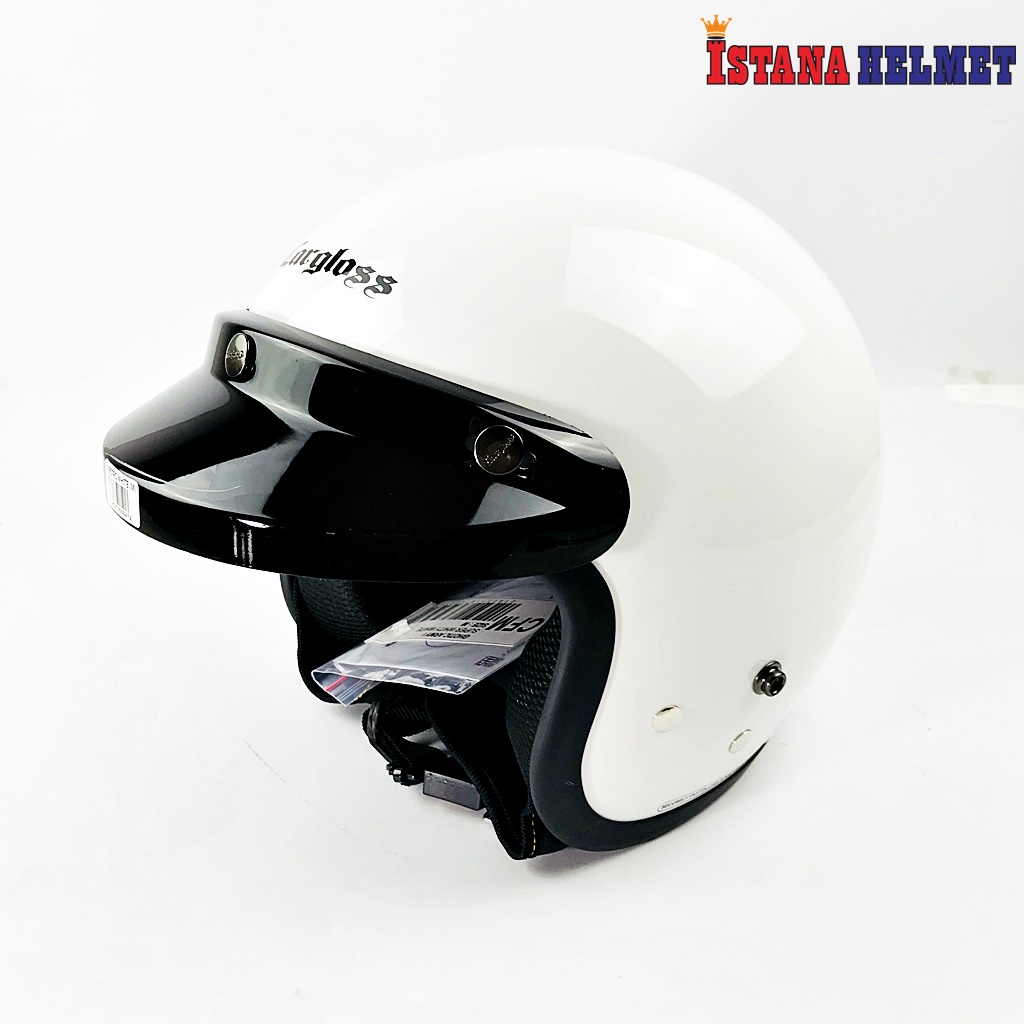 HELM CARGLOSS RETRO WHITE ORIGINAL