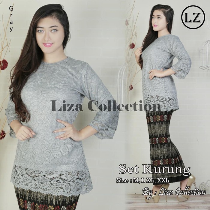 set kebaya tunik liza berkualitas