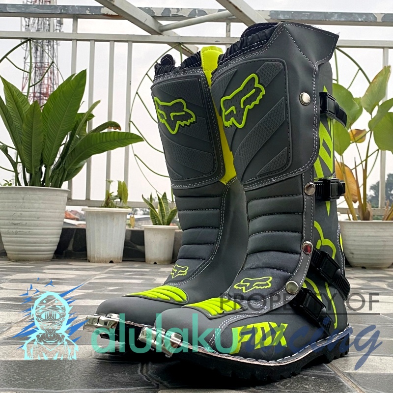 Sepatu Trail Motocross Fullprint with Protector for Trabas Enduro Adventure Touring Moto - 009