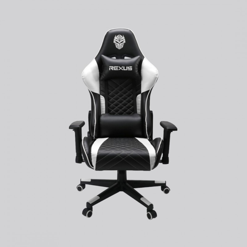 Gaming Chair Rexus RGC-100 WHITE ARMERST 2D