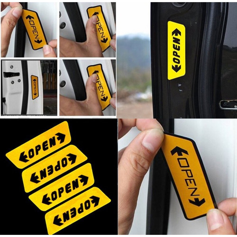 Stiker Reflektif untuk Pintu Mobil