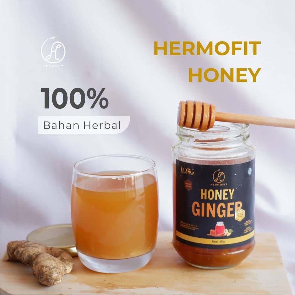 

Hermofit Honey Ginger 380gram | 100% Madu Herbal Asli + Jahe