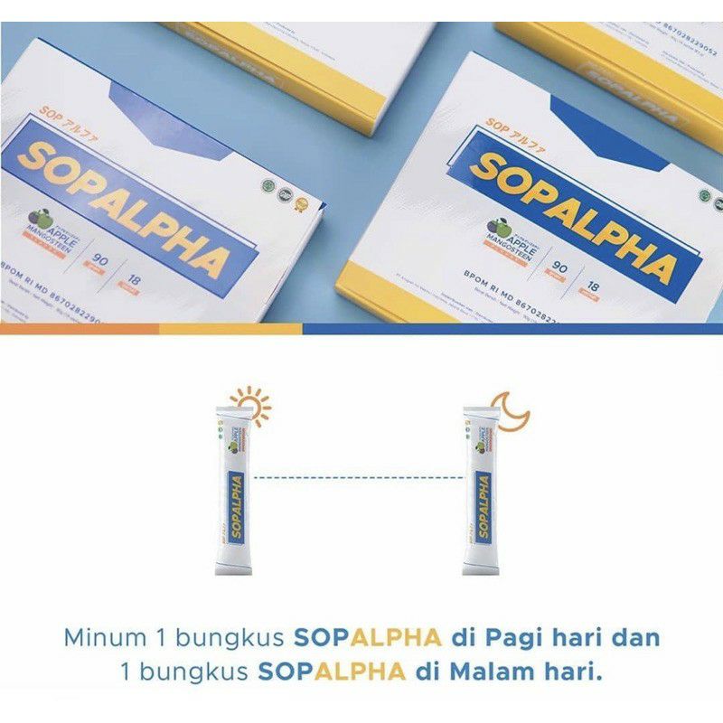 SOPALPHA BIOBOOST 8-BOX ISI 144 SASET SOPALPHA BIOBOOST BPOM HALAL SOPALPHA BIOBOOST