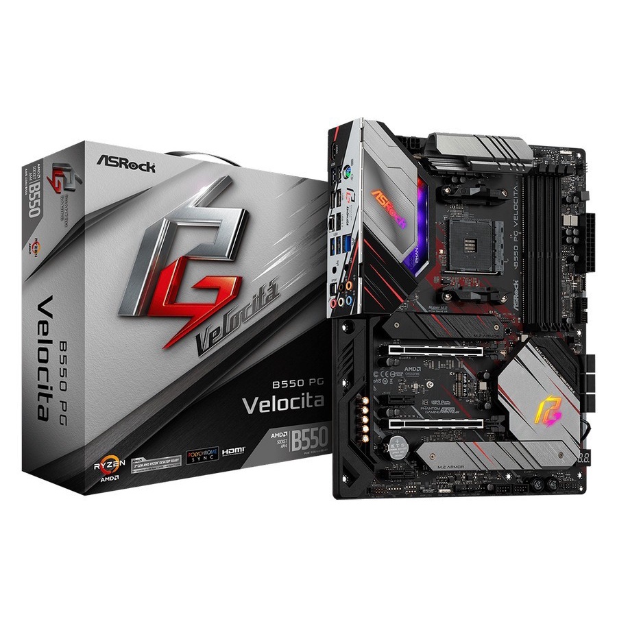 ASRock B550 Phantom Gaming Velocita (AMD B550,AM4,DDR4) Gen Ryzen 3rd