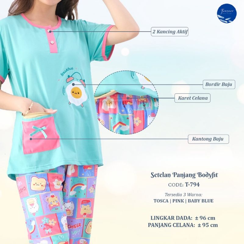 Forever Piyama Wanita / Baju Tidur Premium