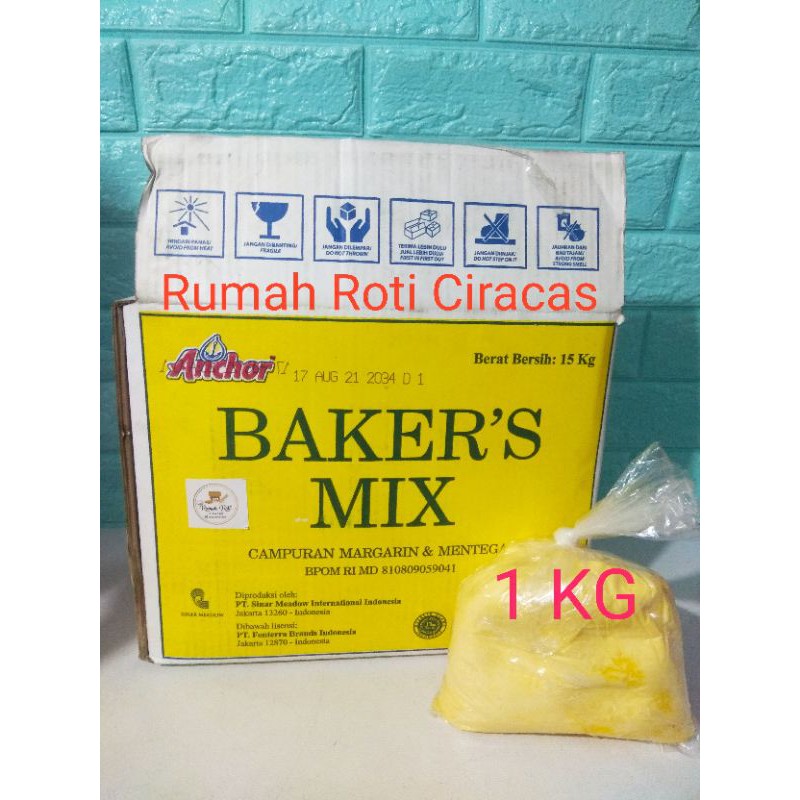 

BAKERS MIX 1KG ANCHOR REPACK BAKERSMIX 1 KG BUTTER BAKER MIX BLEND