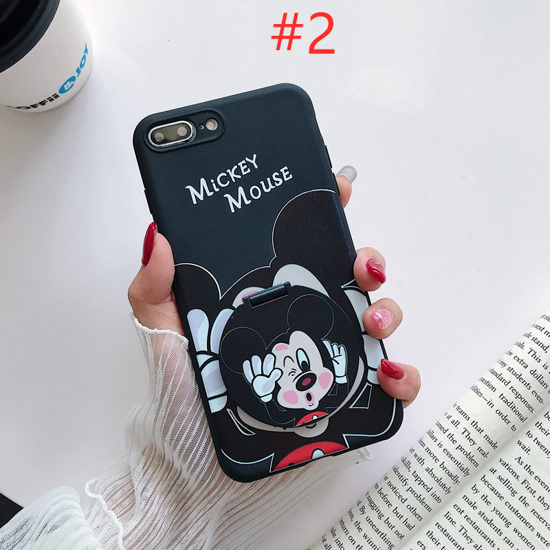 Minnie Mickey Mirror Casing Soft Case Xiaomi Redmi 5A 6A 7A 8A Note 4 4X 5 6 7 8 K20 9 Pro Red Cover OPPO A93 Reno 4F A15 Reno4 F