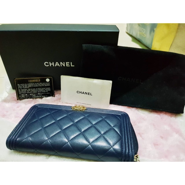 Boy Chanel Long Zipped Wallet