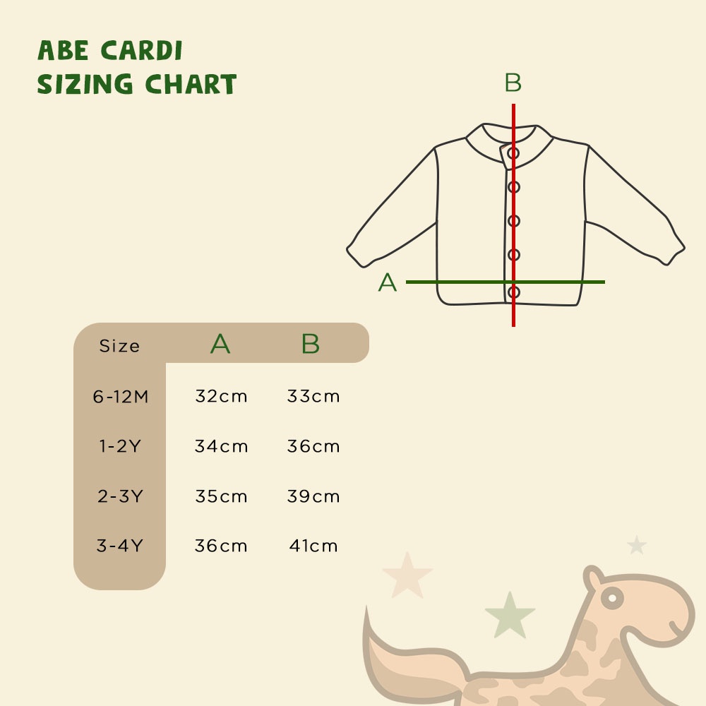 CARDI KNIT ANAK PUER'S ABE CARDI ( OUTERWEAR ANAK/CARDIGAN ANAK)