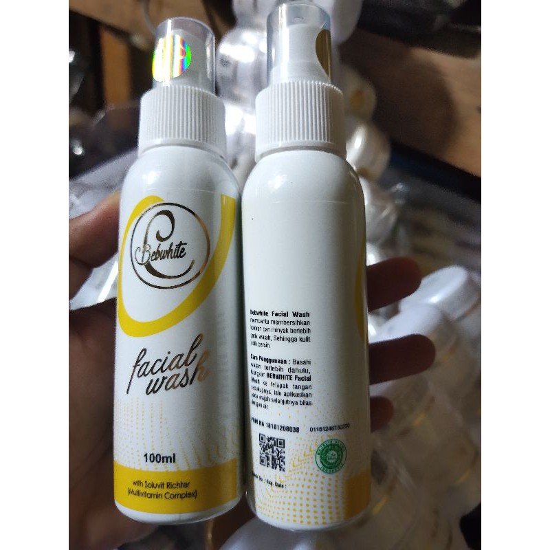 BEBWHITE C ECER FACIAL WASH GLOW - BBC FACIAL WASH ACNE - SABUN BEBWHITE C SKINCARE ORI