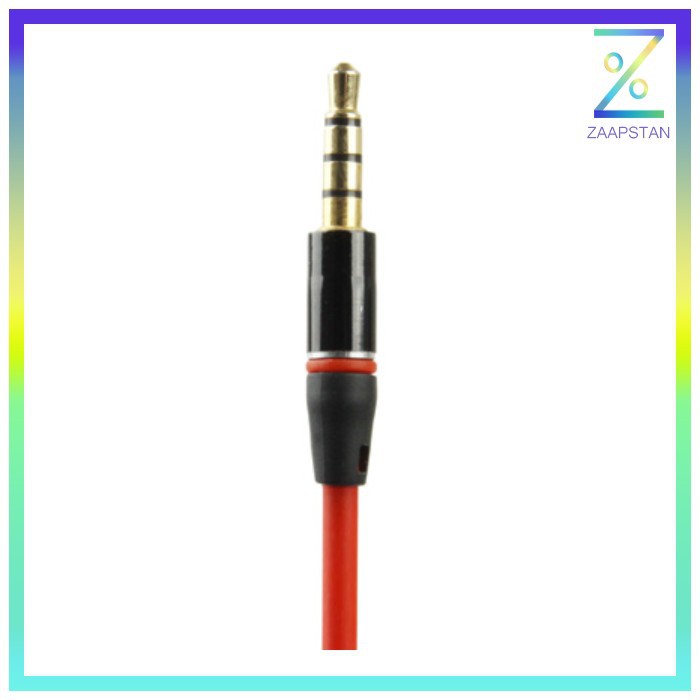 ROVTOP Kabel AUX 3.5mm HiFi Jack Gold Plated 1.2m  -  Red