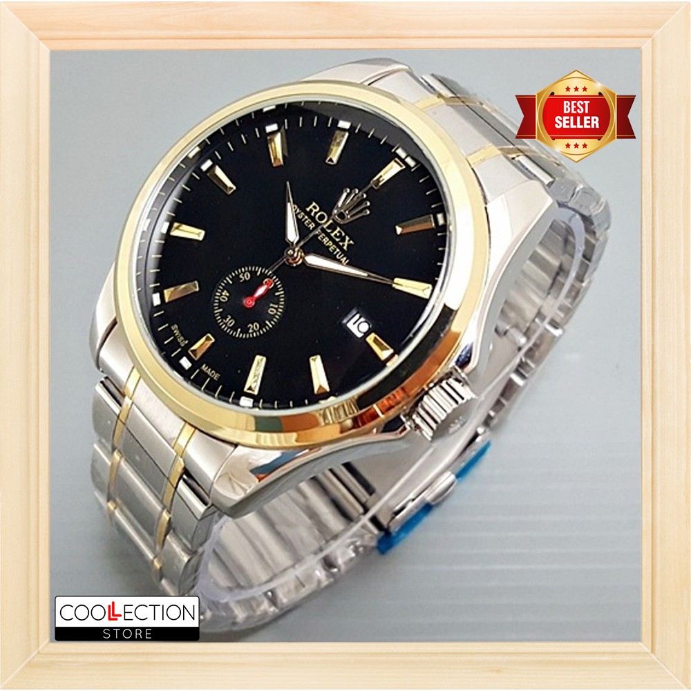 Jam Tangan Pria Jam Tangan Premium Rolex Rantai Mesin Automatic Fashion Pria