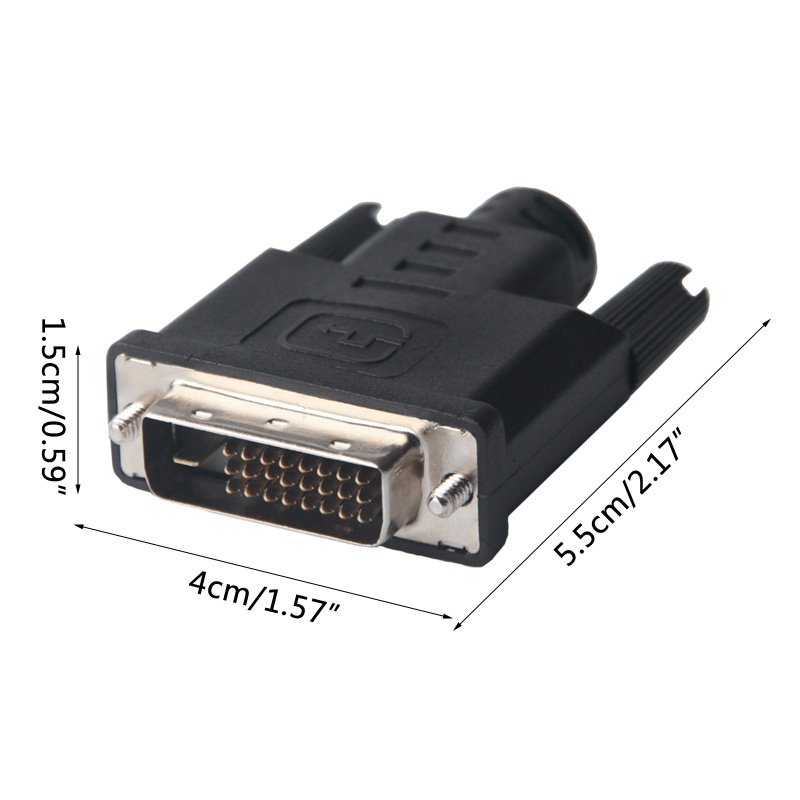 Btsg DVI EDID Dummy Plug, 1920x1080 @ 60Hz VGA Virtual Display Adapter Tanpa Kepala Ghost