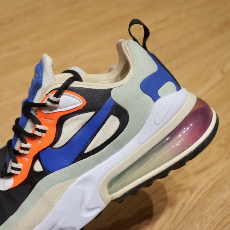 nike air max 270 react fossil hyper blue black