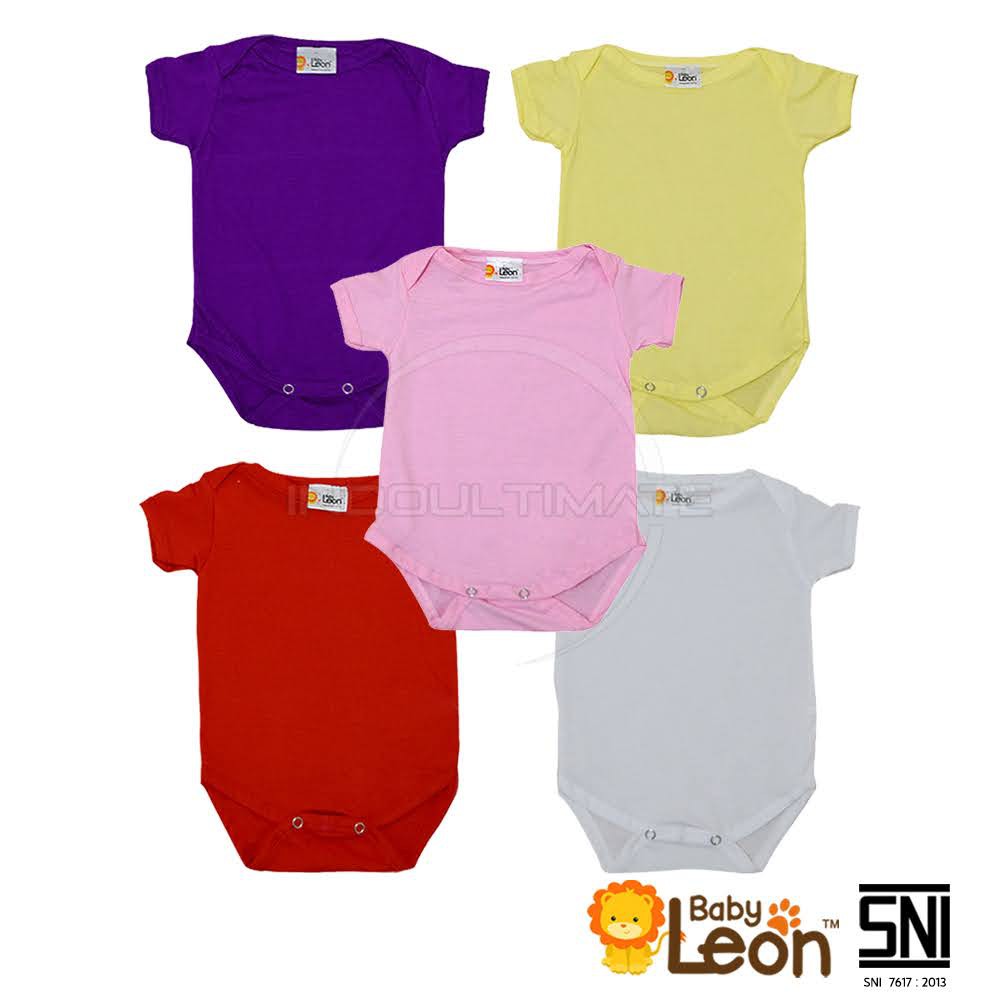 Baby Leon Baju Bayi 100% Katun Dingin BC-01 pakaian kaos jumsuit jumper bayi newborn laki laki