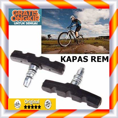Kampas Rem sepeda lipat polygon united MTB Gunung 70mm 1 set oppo