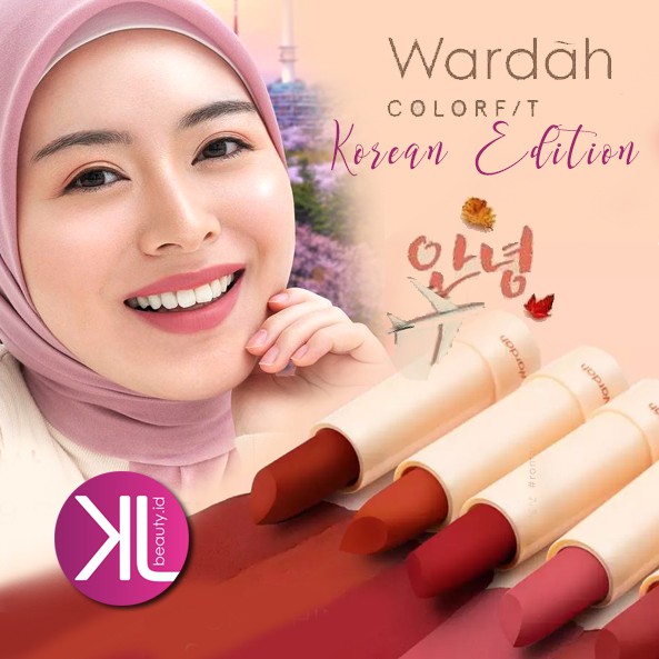 WARDAH COLORFIT ULTRALIGHT MATTE LIPSTICK Korean Edition