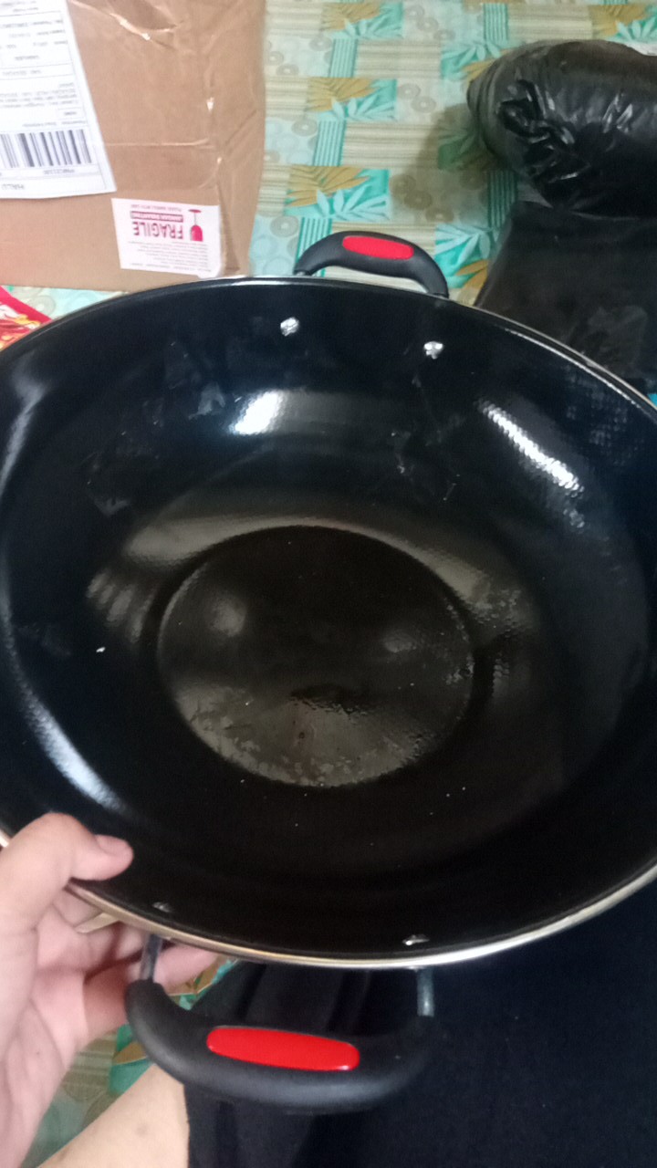 Wajan Enamel Kuping 34 Cm & 36 Cm Anti Lengket