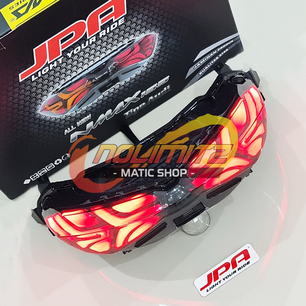 Stoplamp Lampu Rem Belakang Running LED 3 in 1 JPA Audi New NMAX 2020 UP Connected