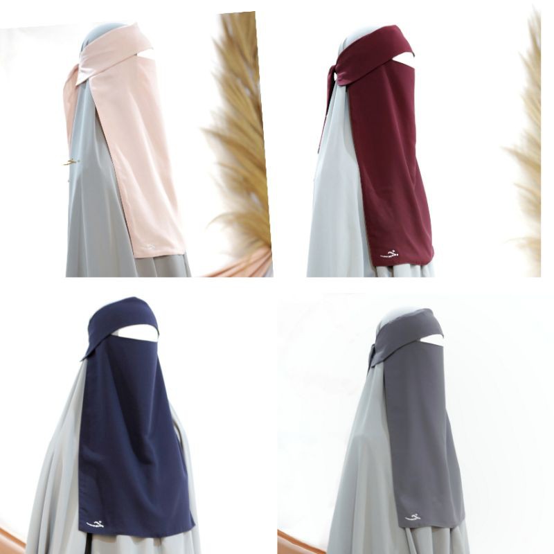 NAILA Flap Niqab Color - Niqab Warna - Khadijah Indonesia #ayranashwa