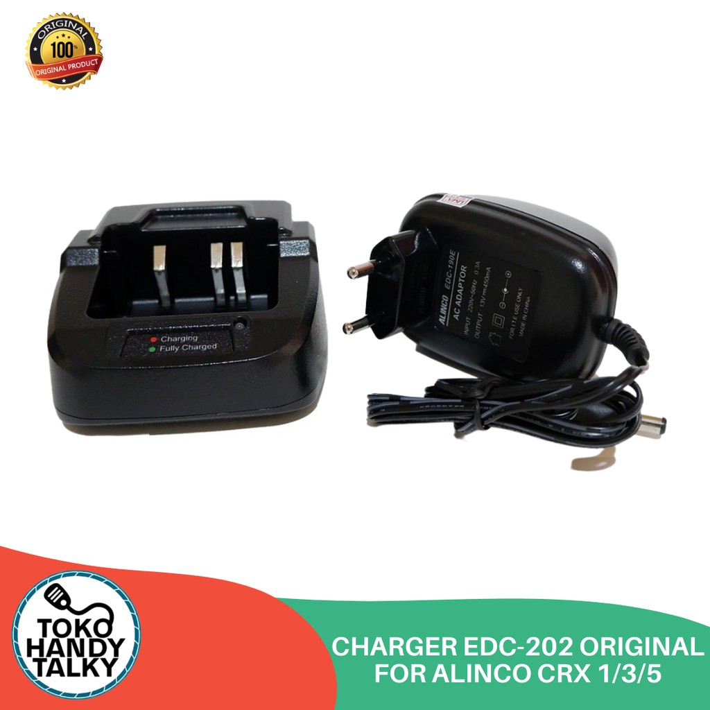 CHARGER HANDY TALKY EDC-202 ORIGINAL FOR ALINCO CRX 1/3/5 NEW