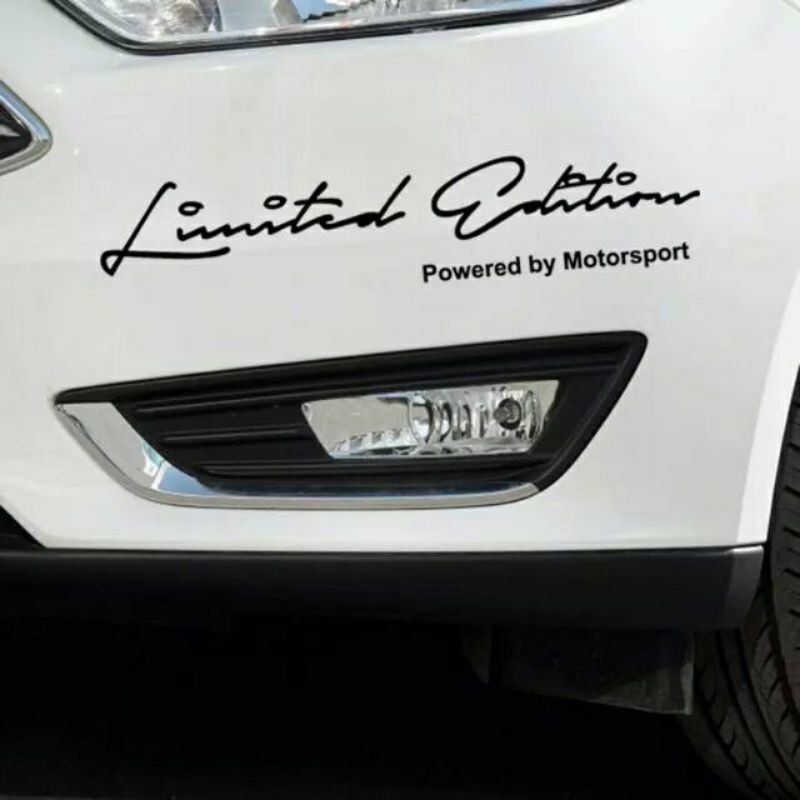 

Sticker Stiker Limited Edition Powered By Motorsport Cutting